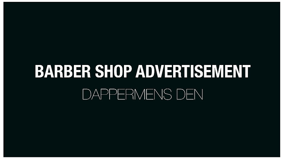 Barber Shop Marketing Video